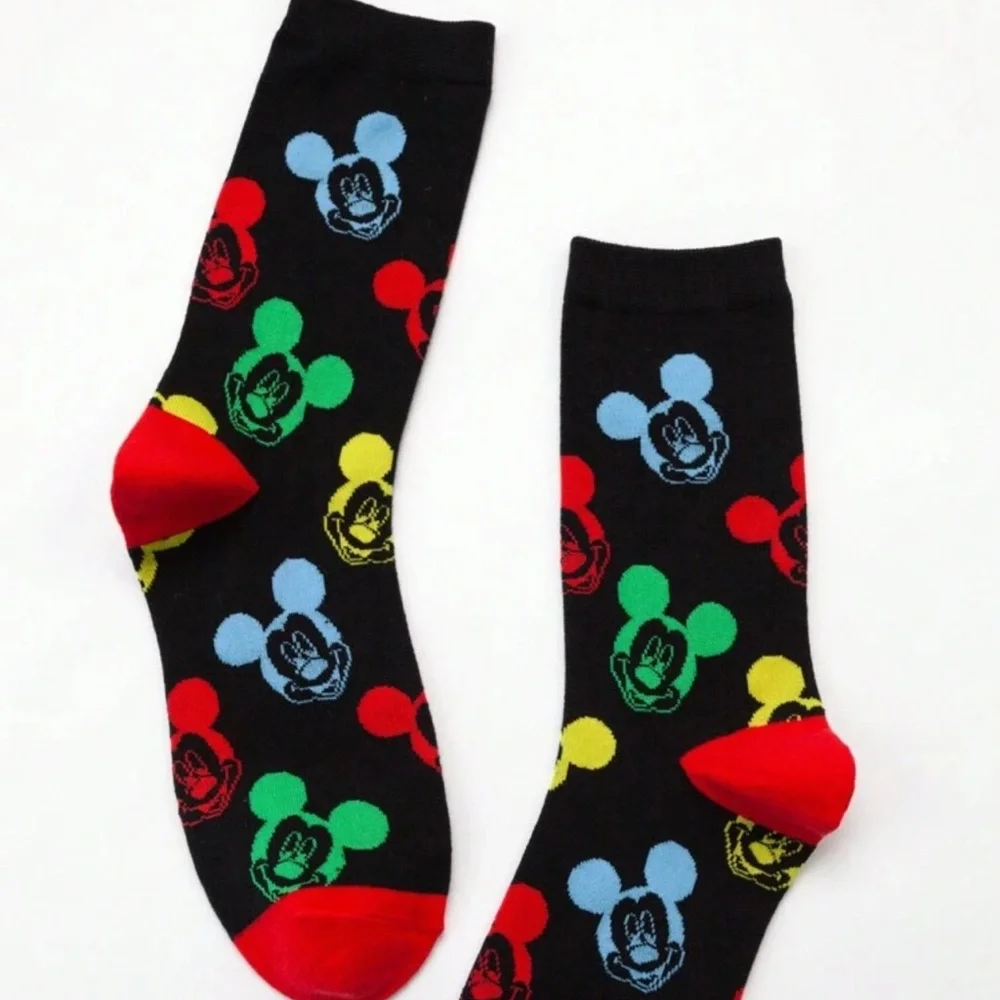 •Mickey Mania• Graphic All Over Unisex Mickey Mouse Socks 3 for $21